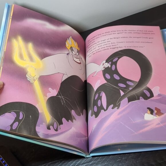 Vintage Disney The Little Mermaid Story Story Book Hardcover 1997 Princess - Picture 12 of 14